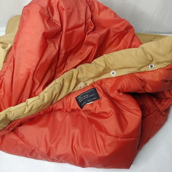 JC Penny The Mens Shop cOAT Men Medium Insulated Vintage Workwear Work Tan READ - Picture 9 of 16